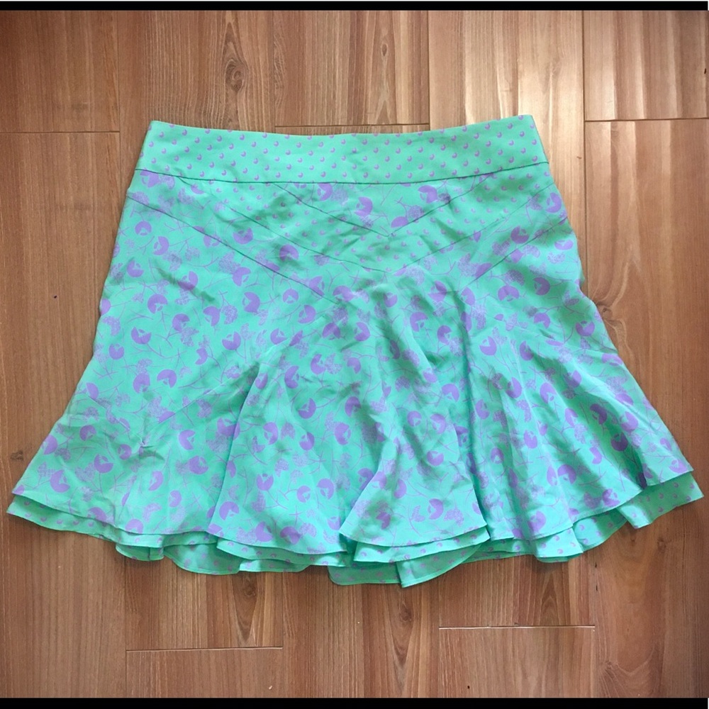 MARC JACOBS mint green mini skater skirt 10 - Large